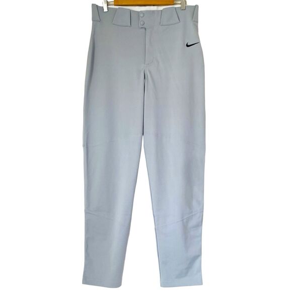 NWT Nike Vapor Select Baseball Pant Men Large 34x32 Gray Softball Sport Game - Picture 2 of 10